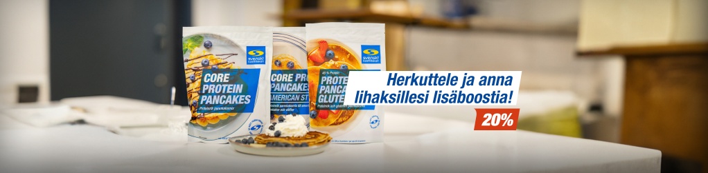 Proteiinipannukakut 20 %